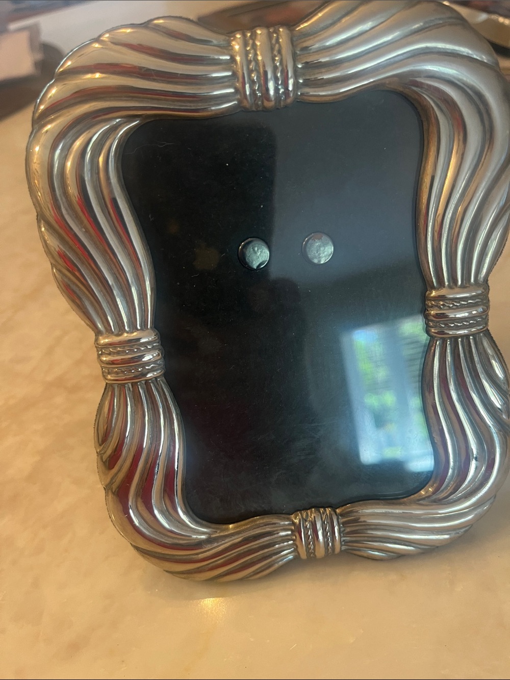 Classic Silver-Tone Decorative Picture Frame - Silver